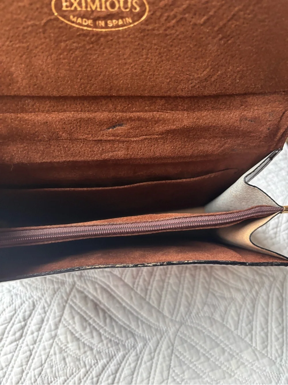 Classic Structured Leather Top-Handle Bag in Deep Brown